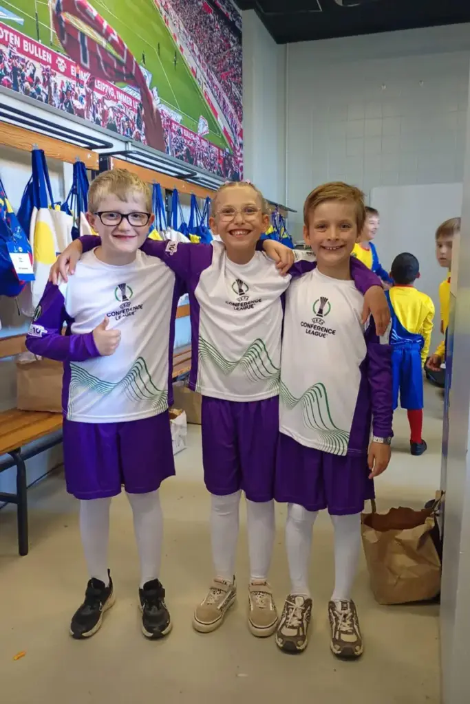 conference league. finale 2026, einlaufkinder, kmv jugendhilfe, kmv sachsen